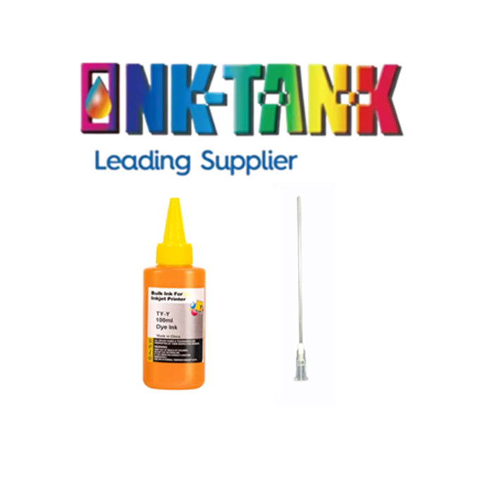 Universal Refillable Yellow DYE Inks Top Quality Compatible