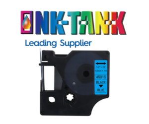 Compatible 45016 Label Tape Black on Blue for DYMO LabelManager