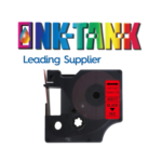 Compatible 45017 Label Tape Black on Red for DYMO LabelManager