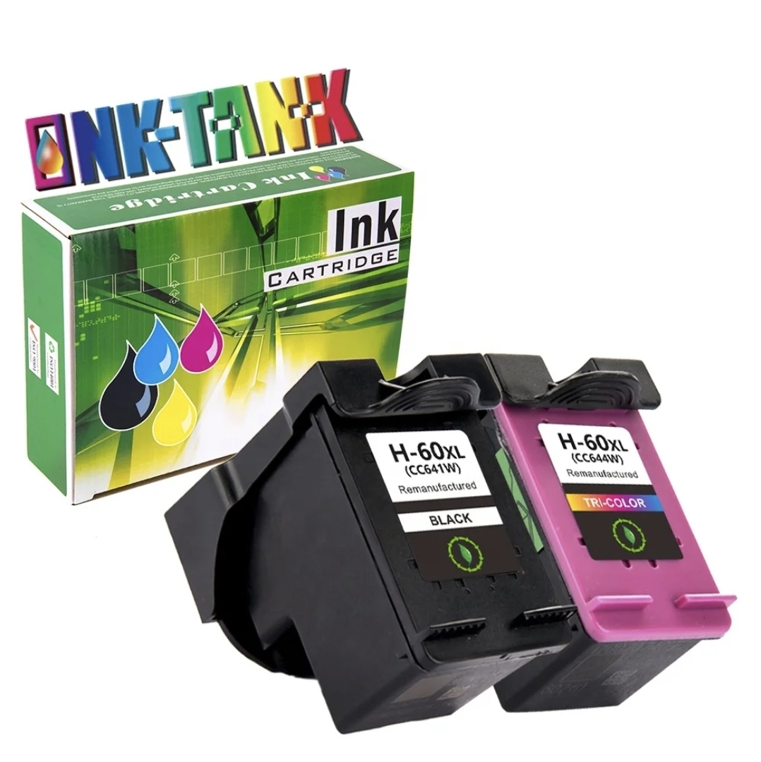 Hp 60xl Ink Black + Tri Color Cartridges Compatible