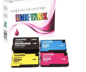 Compatible Hp965xl Ink Cartridges Combo 4 colours