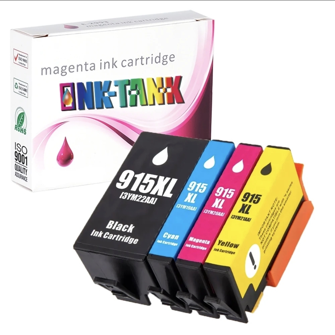 Compatible Hp915xl Value Pack Combo Ink Cartridges