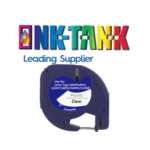 DYMO LetraTag 16952 Black on Clear Compatible Adhesive Thermal Paper Label Tape