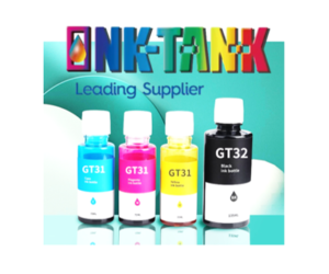 Compatible Hp 32 black Hp31 color refillable 4 ink bottles