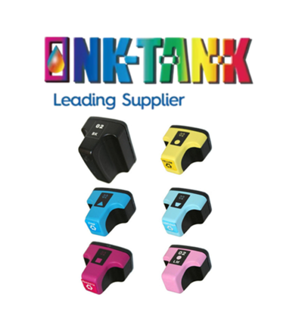Compatible Hp02xl Hp 02xl Combo 6 Ink Cartridges