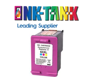 Compatible Hp63xl Color Ink Cartridge Chip read inks level