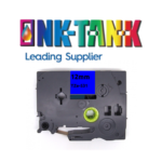 Tz531 Tze531 Tze 531 Black on Blue Laminated P-touch Label Tape