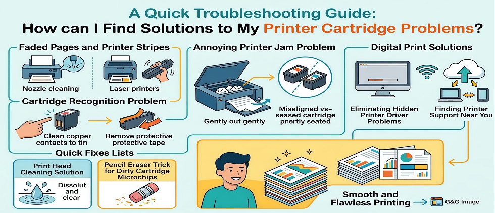 How can I Find Solutions to My Printer Cartridge Problems?