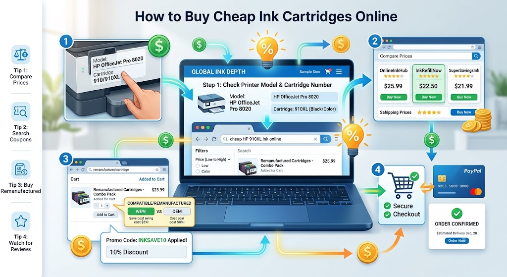 How to Buy Cheap Ink Cartridges Online