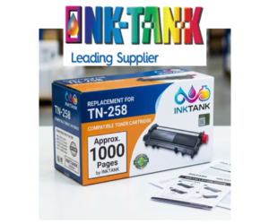 Brother TN258 Black Compatible Toner Cartridge 1,000 Pages