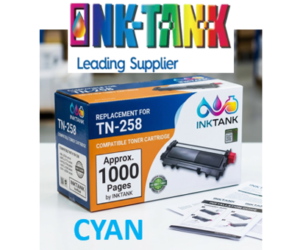Brother TN258 Cyan Compatible Toner Cartridge 1000 pages