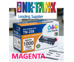 Brother TN258 Magenta Compatible Toner Cartridge 1000 pages